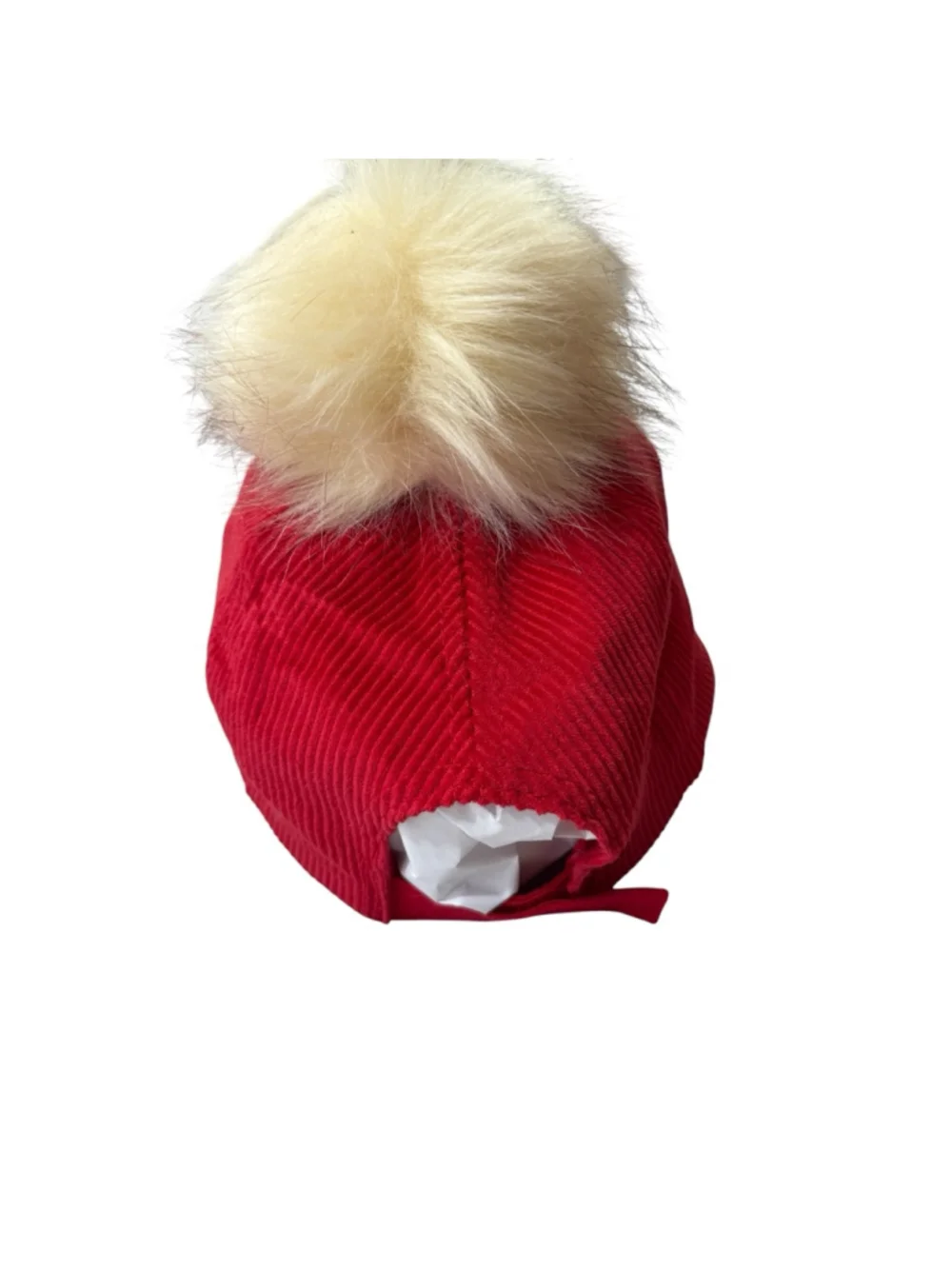 Funny Santa Hat Plush Beard Face Christmas Holiday Novelty Cap Adjustable
